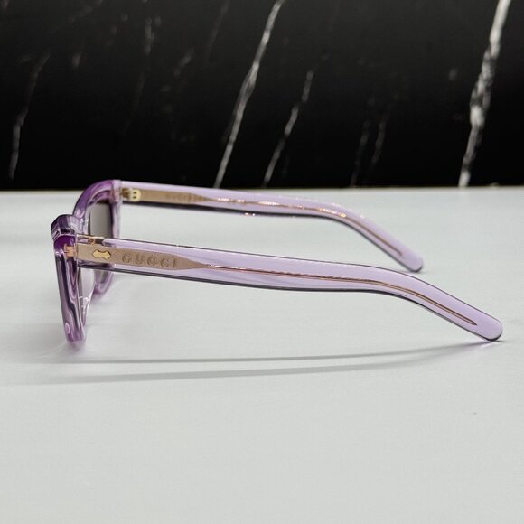 NEW GUCCI SUNGLASSES GG1521S 004 LIGHT PURPLE EYEWEAR main image 9